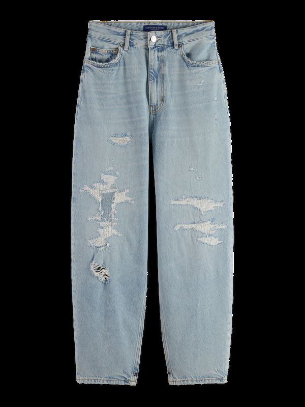 Scotch & Soda De Tide Balloon Fit Jeans - Story Repair