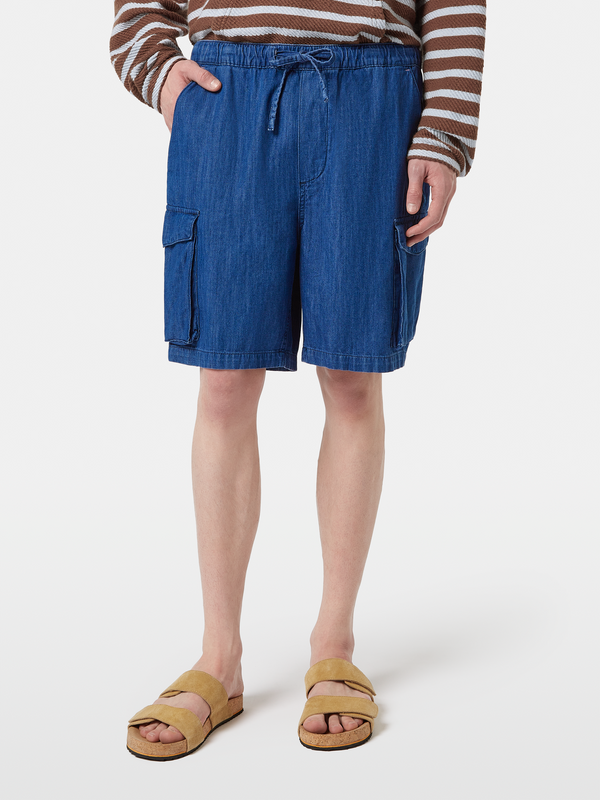 Scotch & Soda Denim Cargo Shorts