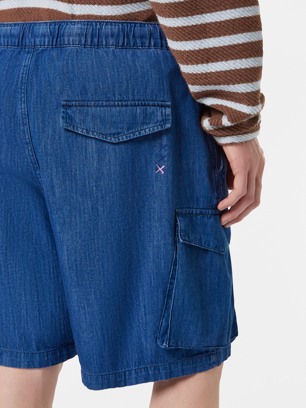 Scotch & Soda Denim Cargo Shorts