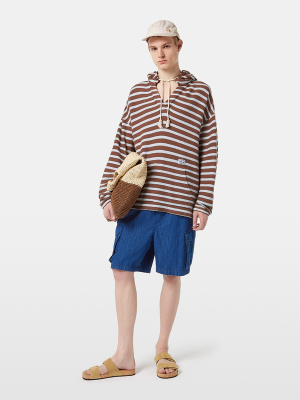 scotch & soda denim cargo shorts