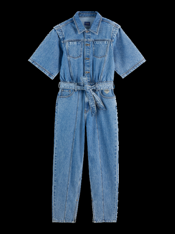 Scotch & Soda Denim Workwear Jumpsuit Lakehouse