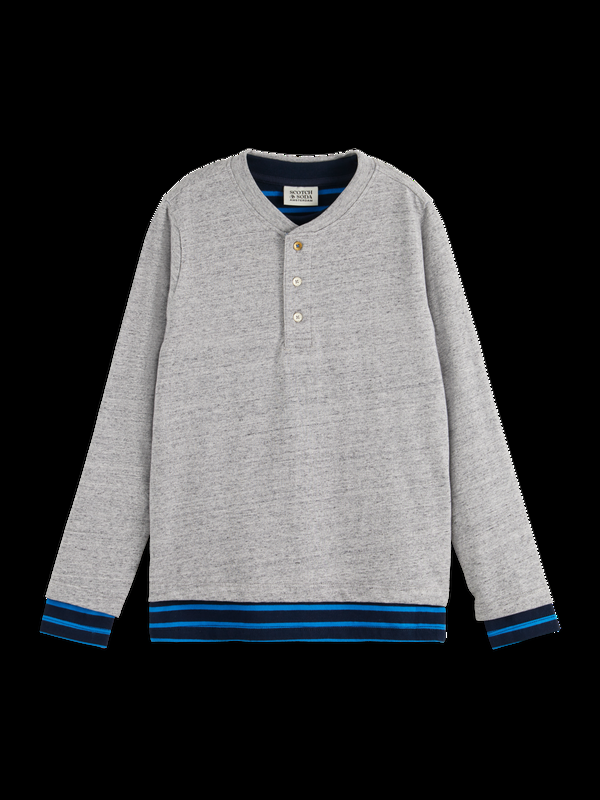 Scotch & Soda DOUBLE LAYERED LONG-SLEEVED T-SHIRT