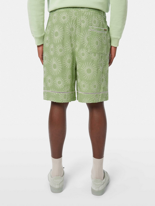 Scotch & Soda Embroidered Bermuda Shorts