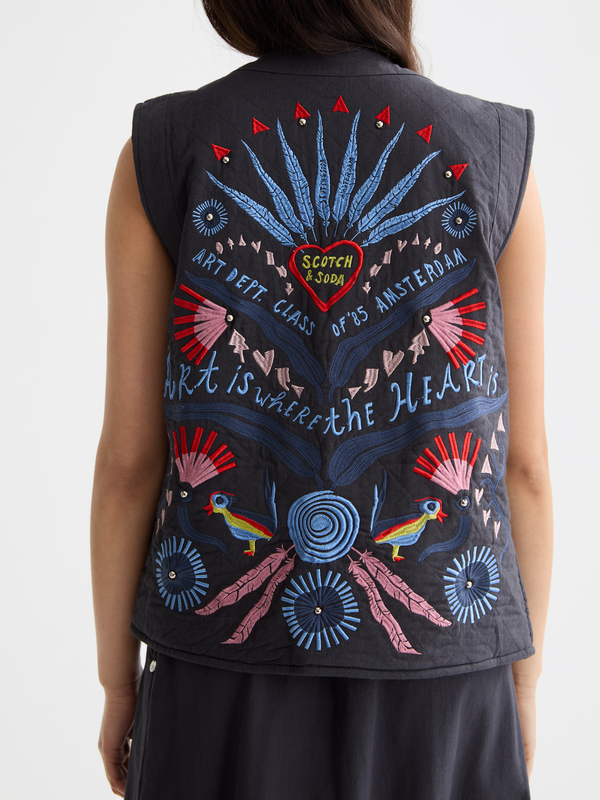 Scotch & Soda Embroidered Gilet