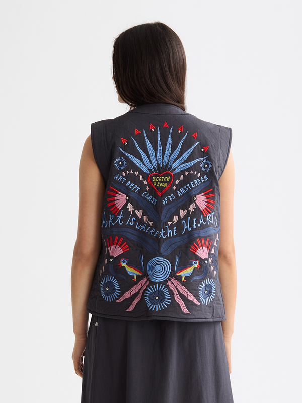 Scotch & Soda Embroidered Gilet