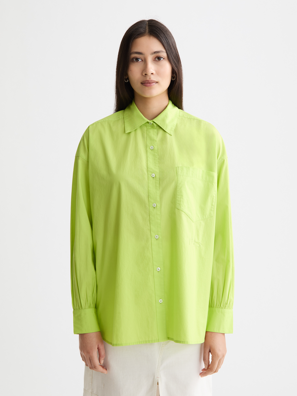 scotch & soda Embroidered girlfriend shirt