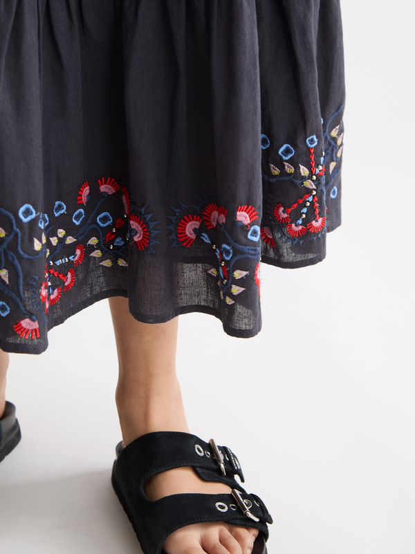 Scotch & Soda Embroidered Maxi Skirt