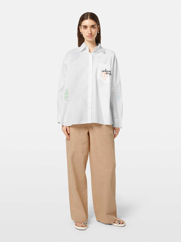 Scotch & Soda Embroidered Poplin Shirt