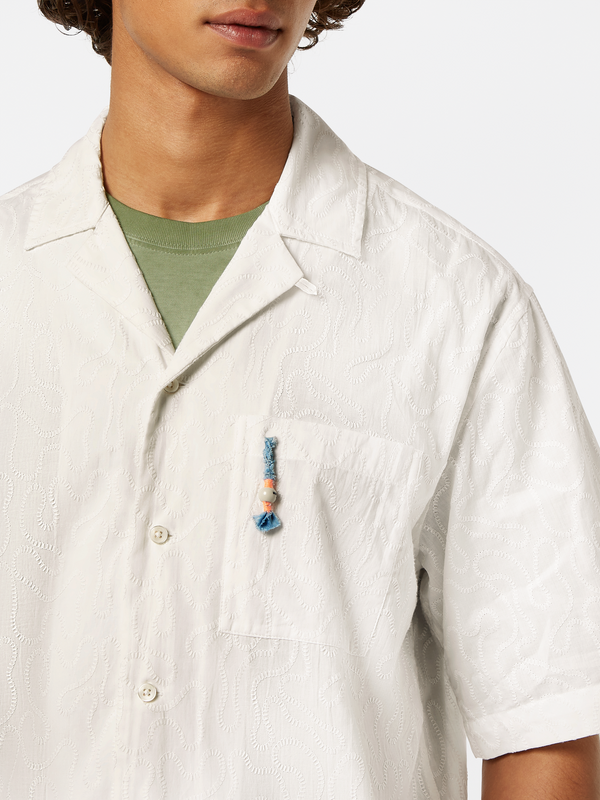 Scotch & Soda Embroidered Short Sleeve Shirt