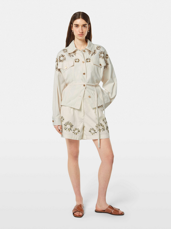 scotch & soda Embroidered Shorts