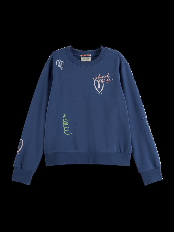 Scotch & Soda Embroidered Sweatshirt