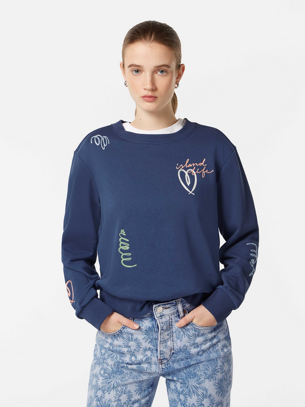 scotch & soda Embroidered Sweatshirt