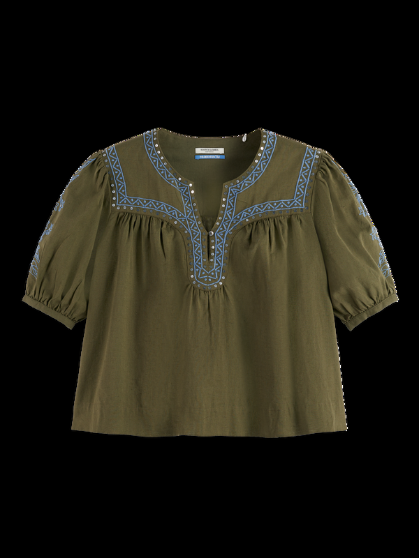 Scotch & Soda Embroidered Top