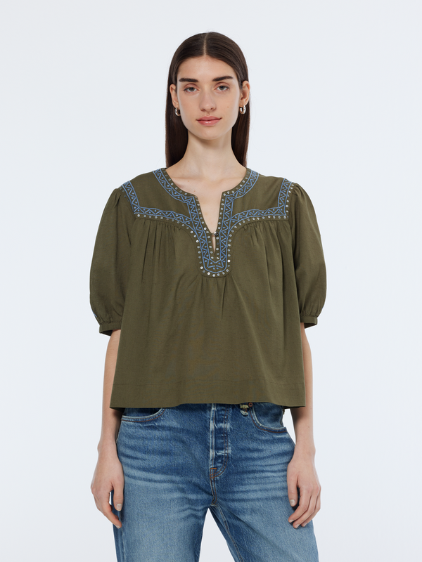 scotch & soda Embroidered Top