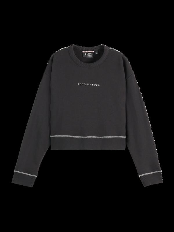 scotch & soda Essential CHEST ARTWORK SWEATSHIRT