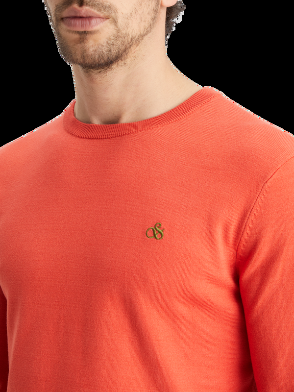 Scotch & Soda Essentiële Trui Met Ronde Hals