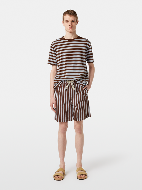 scotch & soda Fave striped bermuda shorts