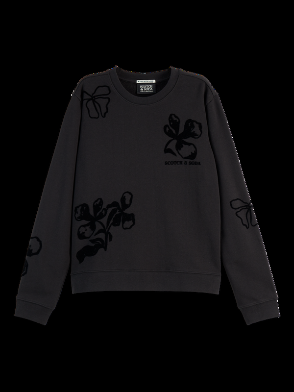 Scotch & Soda Flock Print Sweatshirt