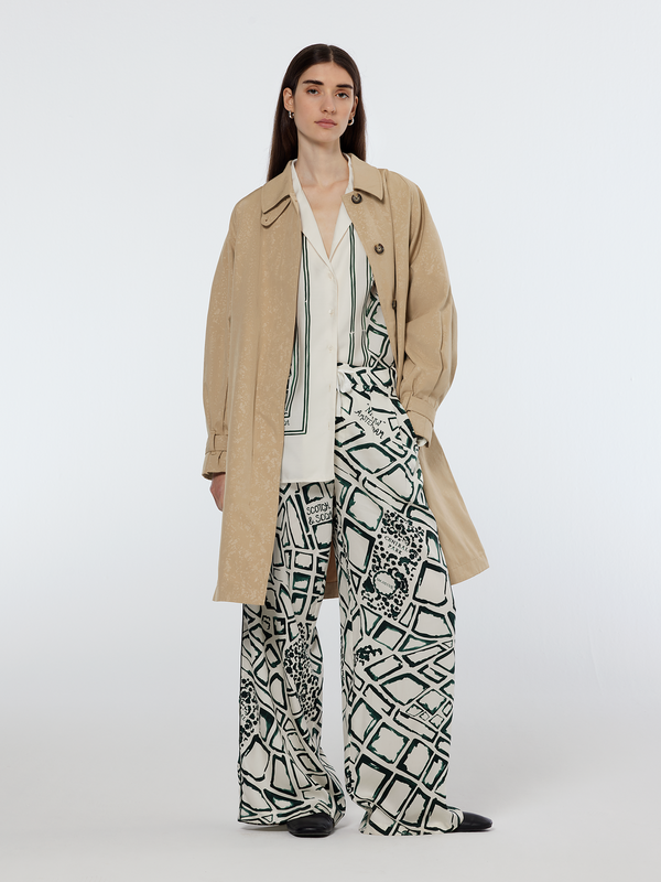 Scotch & Soda Floral Embossed Carcoat
