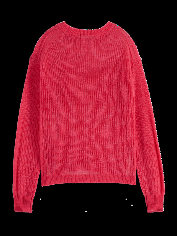 Scotch & Soda FUZZY OPEN KNIT RELAXED PULLOVER