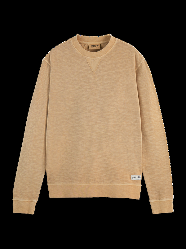 Scotch & Soda Garment Dye Structured Sweatshirt