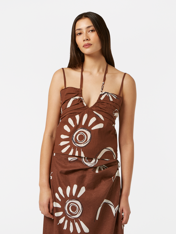 scotch & soda Gathered Strappy Tank