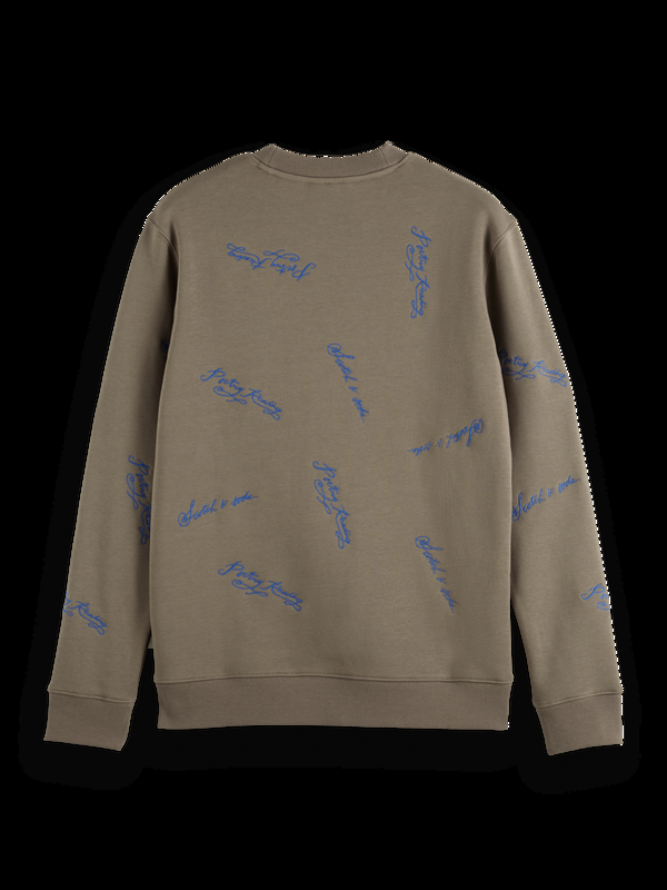Scotch & Soda Geborduurd Sweatshirt