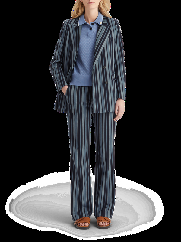 Scotch & Soda Gebreid T-shirt Met Pointellekraag