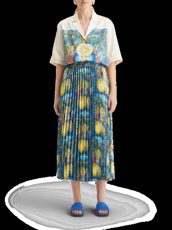 scotch & soda Geplooide rok met print