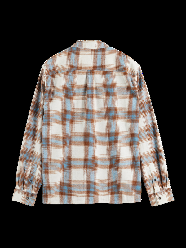 Scotch & Soda Geruit Overhemd Van Flanellen Garen