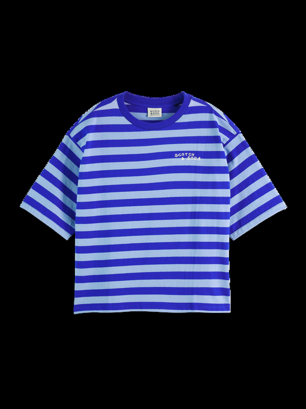 Scotch & Soda Gestreept Cropped T-shirt