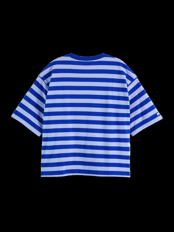 Scotch & Soda Gestreept Cropped T-shirt