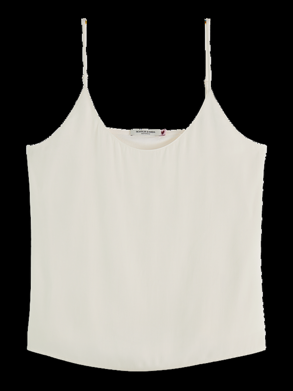 Scotch & Soda Geweven Tanktop Van Kernjersey