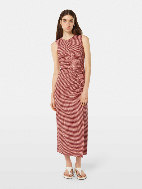 scotch & soda Gingham Midi Dress