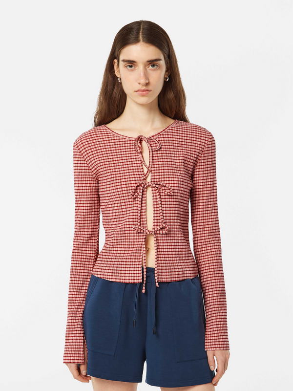scotch & soda Gingham Top