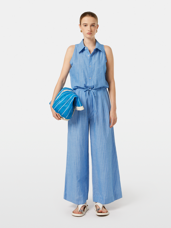 scotch & soda Halter Linen Jumpsuit