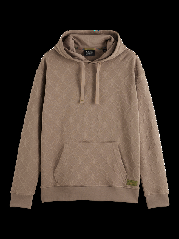 Scotch & Soda Hoodie Van Jacquardstof