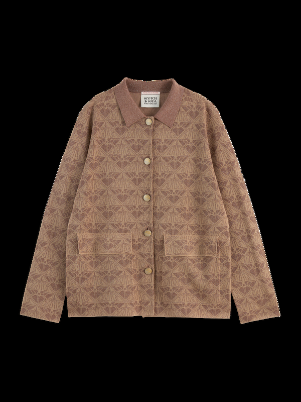 Scotch & Soda Jacquard Knitted Jacket