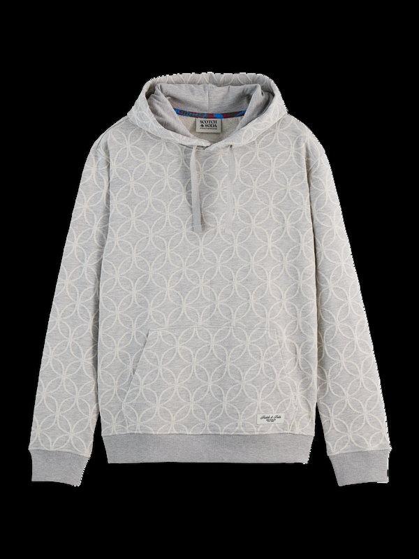 Scotch & Soda Jacquard Regular Fit Hoodie