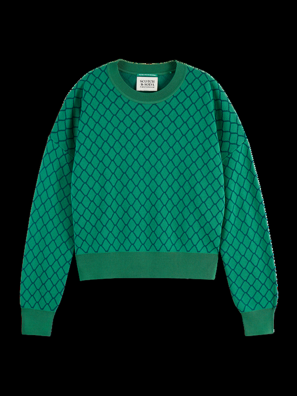 Scotch & Soda Jacquard Relaxed Pullover