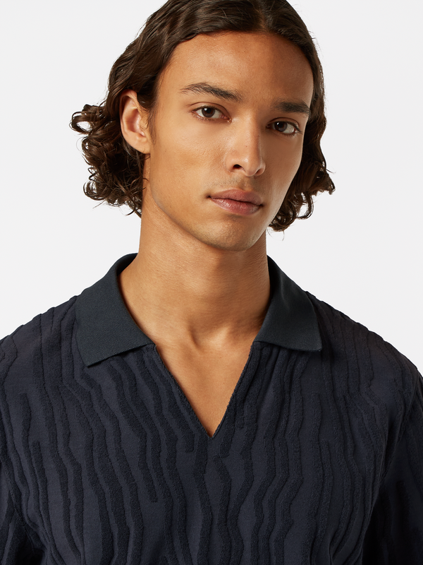 Scotch & Soda Jacquard Terry Polo