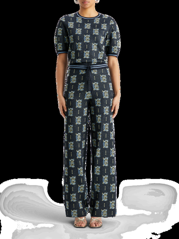 scotch & soda Jacquardgebreide broek