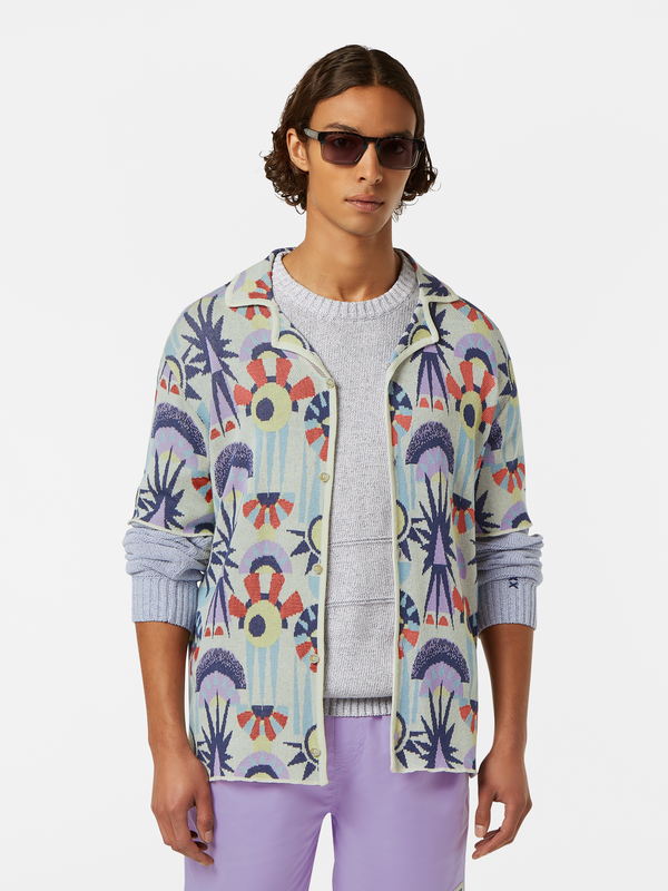 scotch & soda Knitted Short Sleeve Shirt