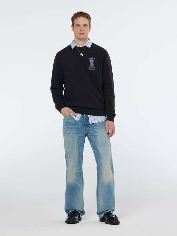 Scotch & Soda Left Chest Artwork Sweatshirt