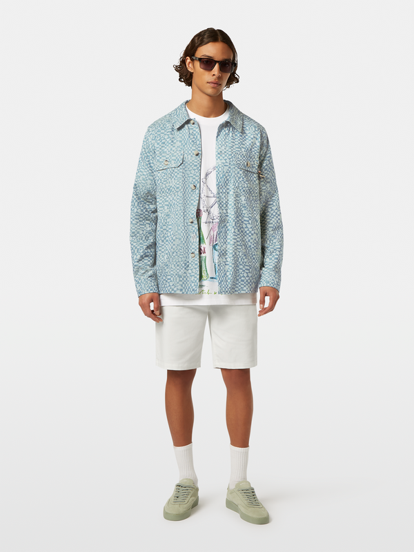 Scotch & Soda Lightweight Jacquard Overshirt