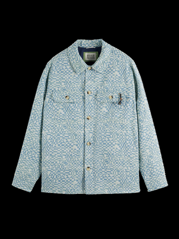 Scotch & Soda Lightweight Jacquard Overshirt