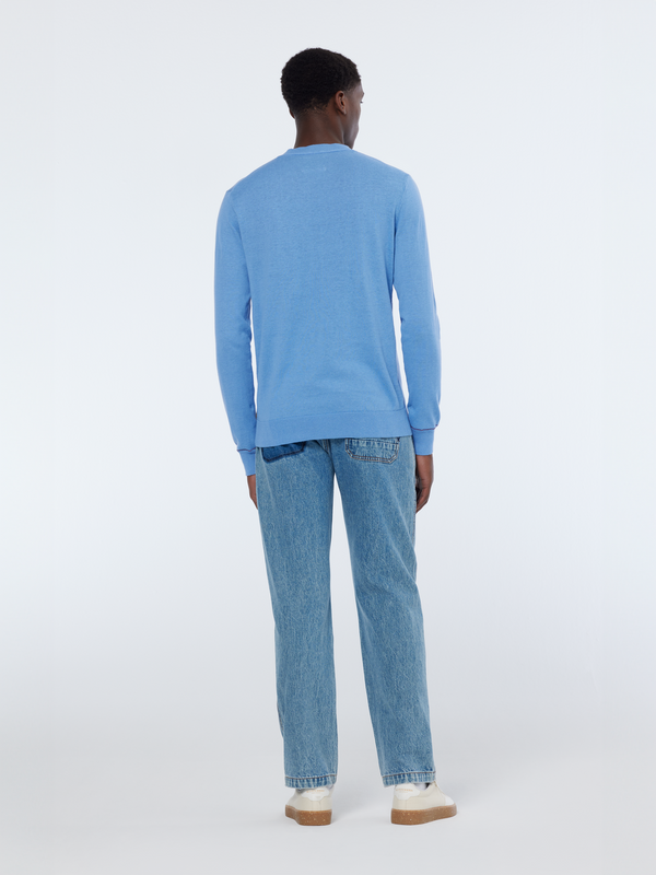 Scotch & Soda Linen-blend Crewneck