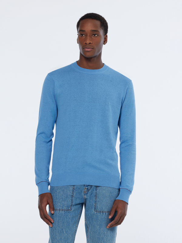 scotch & soda Linen-blend crewneck