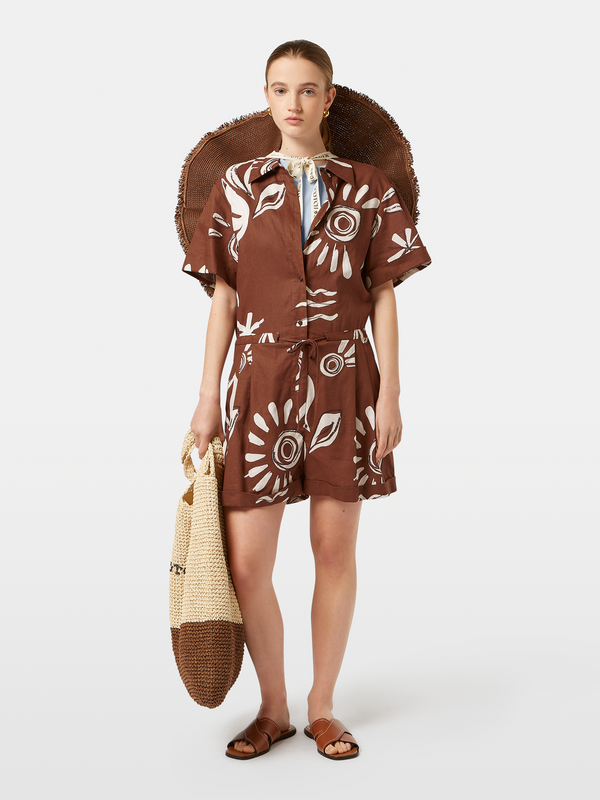 scotch & soda Linen Utility Playsuit