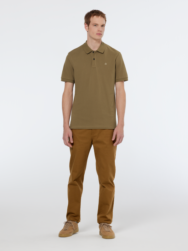 Scotch & Soda Logo Pique Polo